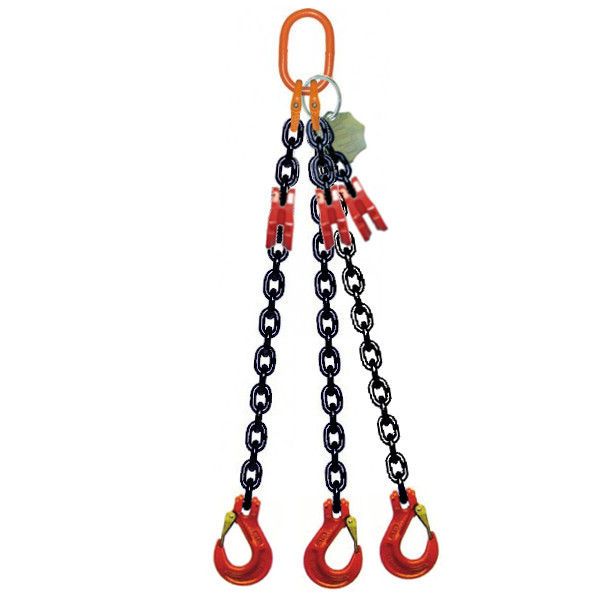 Eslinga de cadena de tres ramales G80 (LOK3) 2360-26500 kg