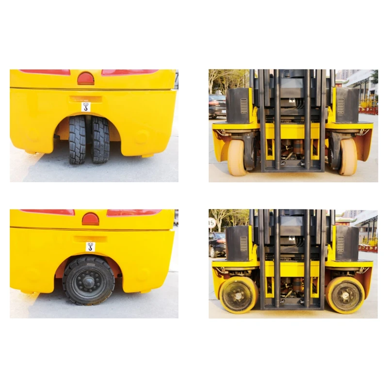 Carretilla elevadora de 4 direcciones para cargas largas