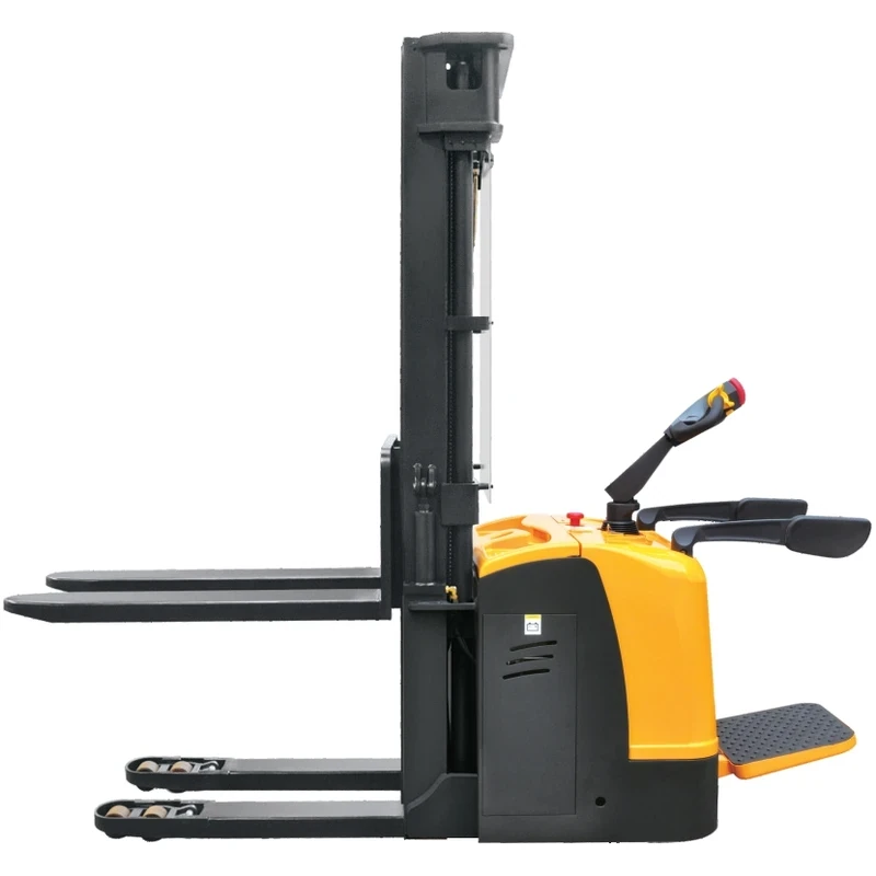 Apilador eléctrico con plataforma y elevación inicial (EVV15-IP), 1500 kg, 2500-5600 mm