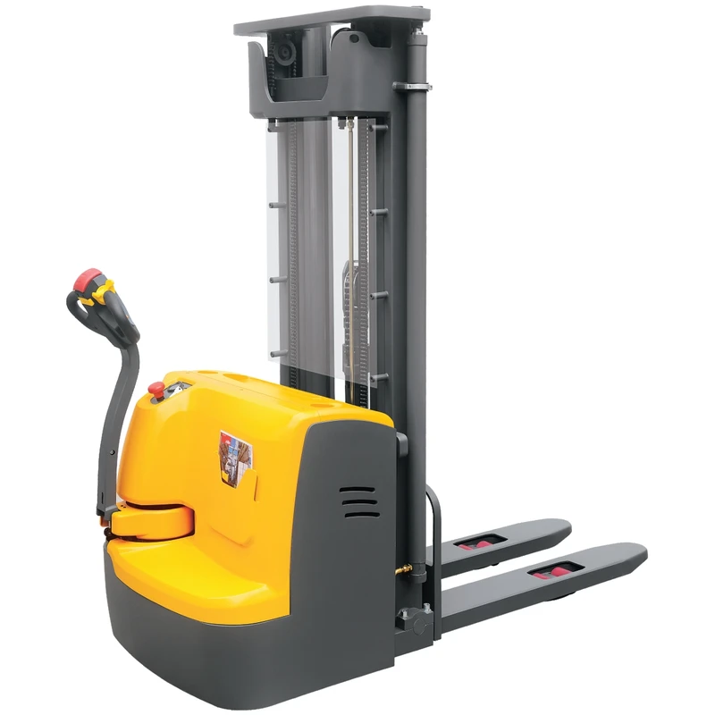 Apilador eléctrico con operador acompañante (EVV10/EVV12/EVV15) de 1000-1500 kg y 1600-5600 mm