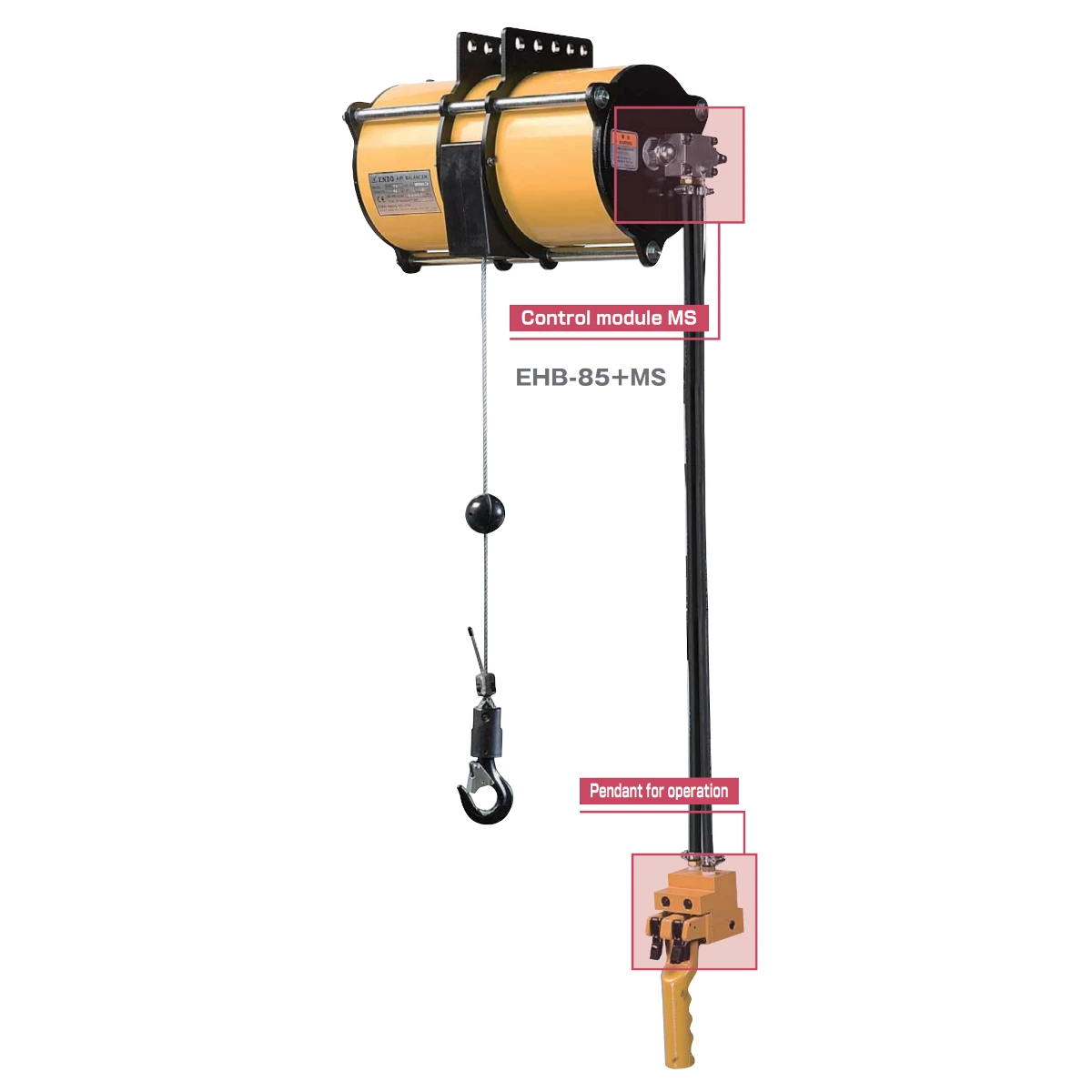 Equilibrador neumático ATEX ENDO EHB (módulo MS) 0-270 kg