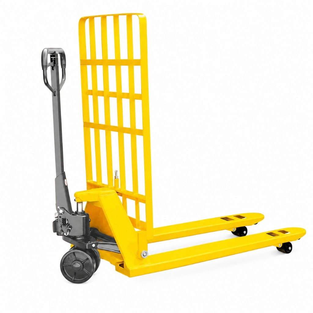 Transpaleta manual con respaldo de carga (RPV2500O) de 2500 kg