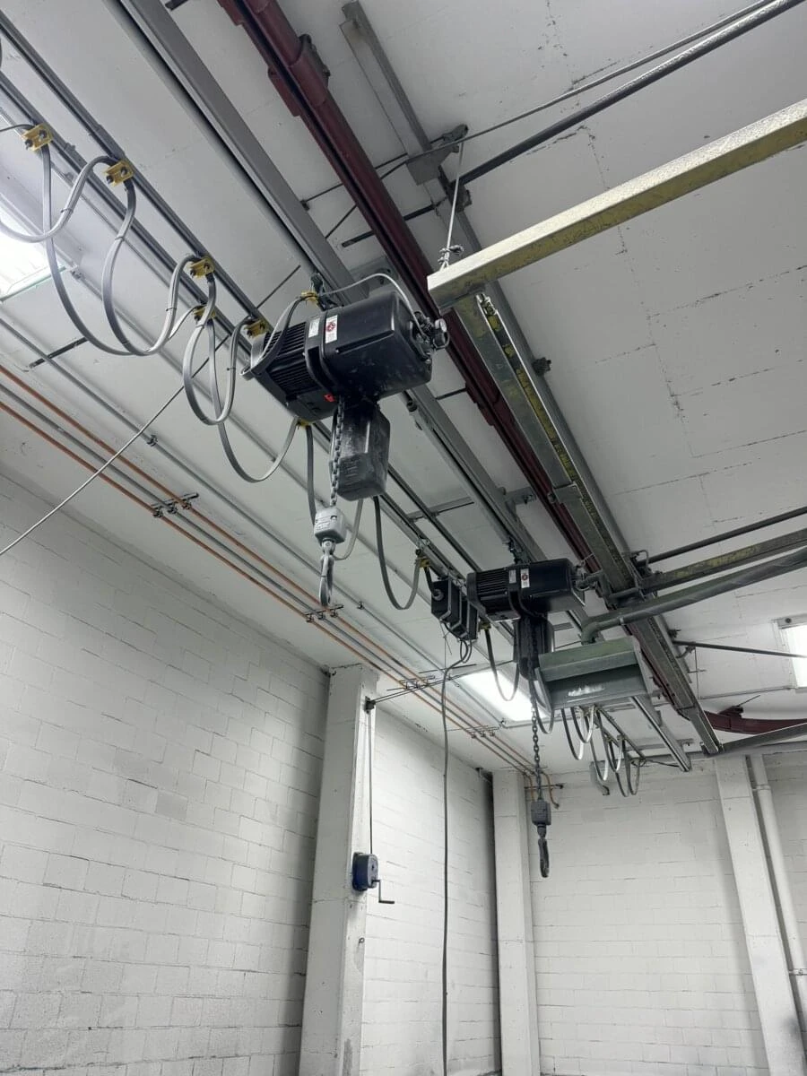 Detalle del polipasto eléctrico de cadena GIS GP ATEX IP65