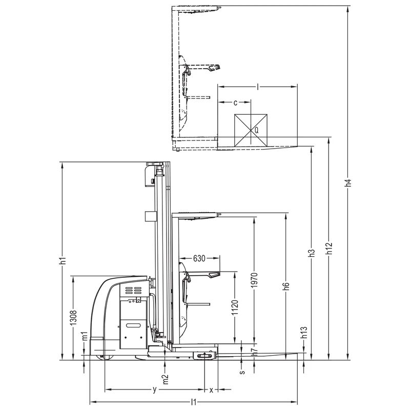 Preparador de pedidos de alto nivel VKV15 para almacén, vista 4