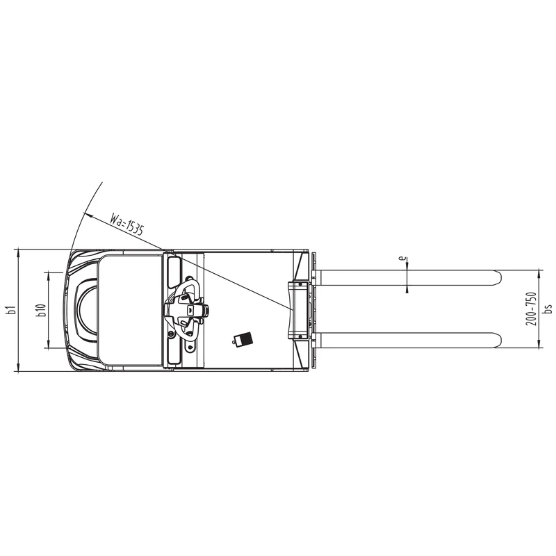 Preparador de pedidos eléctrico de bajo nivel NKV10-P de 1000 kg, imagen 5