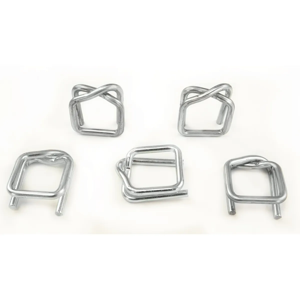Hebillas galvanizadas para fleje de poliéster (BUCKLES-19G) de 19 mm