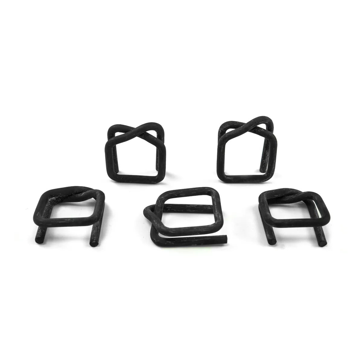 Hebillas fosfatadas para fleje de poliéster (BUCKLES-25F) de 25 mm