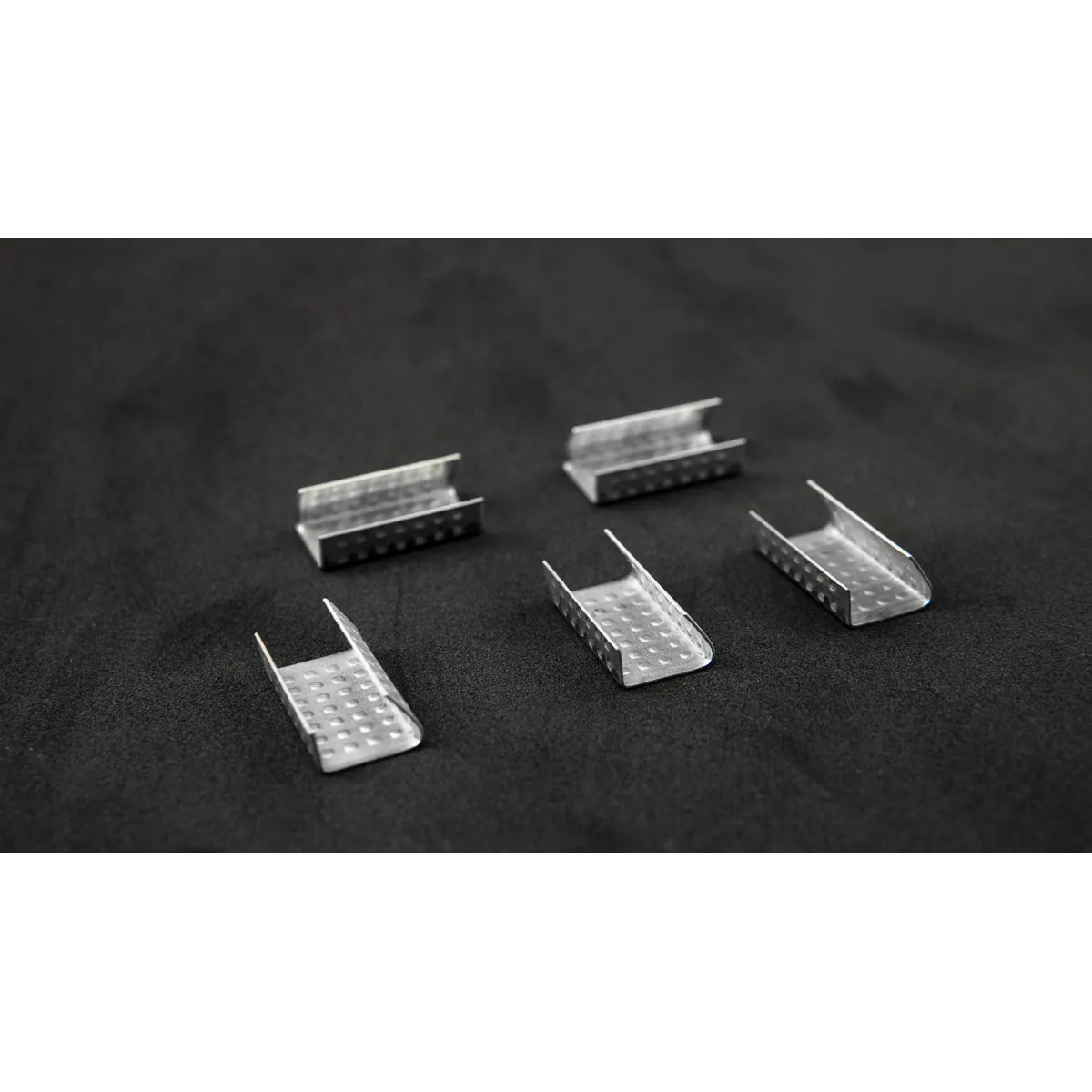 Grapas de acero para fleje de PP (BUCKLES-12PP) de 12 mm