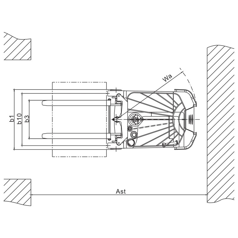 Puesto de conducción de la carretilla para pasillos estrechos REV10ST-A/REV10ST-B