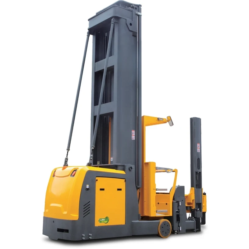 Carretilla para pasillos muy estrechos con cabina elevable (REV15TS), 1500 kg, 9200-13000 mm
