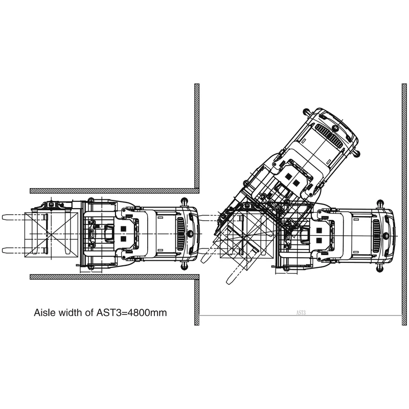 Carretilla para pasillos muy estrechos con cabina elevable REV15TS, imagen 5