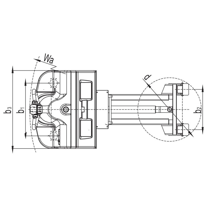 Tractor compacto de arrastre VEV25H de 2500 kg
